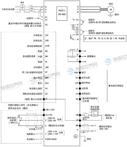 西門子變頻器接線圖 v20，西門子變頻器接線圖說明